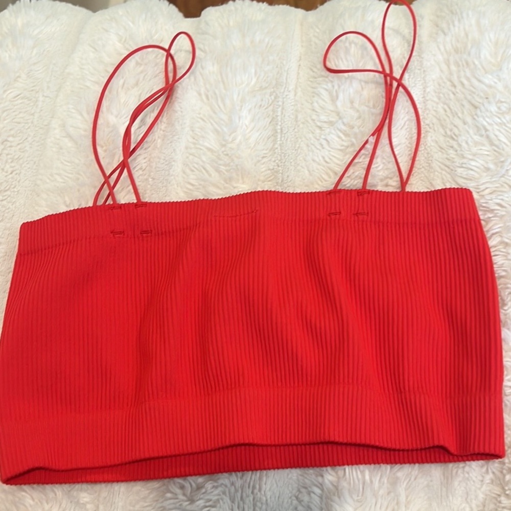 Sunday Best Red Crop Top/Bralette